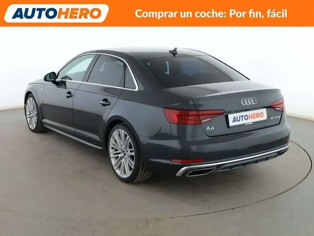 Usado Audi A4 S-Line 190 CV (139 kW) 2019 Gris Berlina