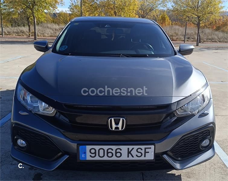 Gris / plata Usado 2018 Honda Civic Elegance Berlina | 18.500 € (Precio justo) - Imagen 1/4