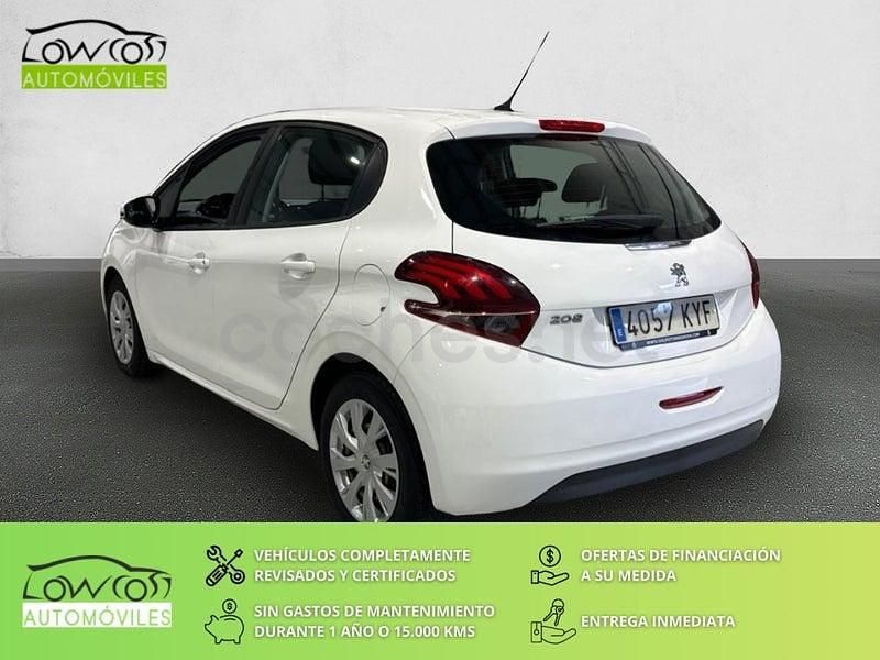 Usado Peugeot 208 Active 99 CV (72 kW) 2019 Blanco Utilitario