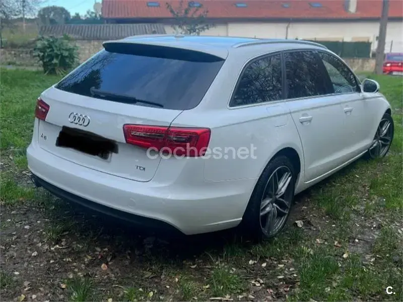 Usado Audi A6 Advanced 177 CV (130 kW) 2014 Blanco Familiar
