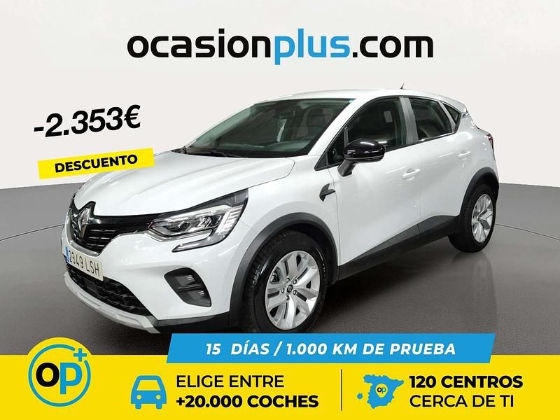 Usado Renault Captur Intens 90 CV (66 kW) 2021 Blanco SUV