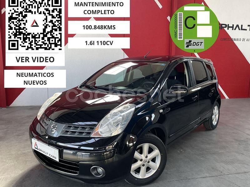 Negro Usado 2007 Nissan Note Tekna Monovolumen | 6200 € (Precio justo) - Imagen 1/4