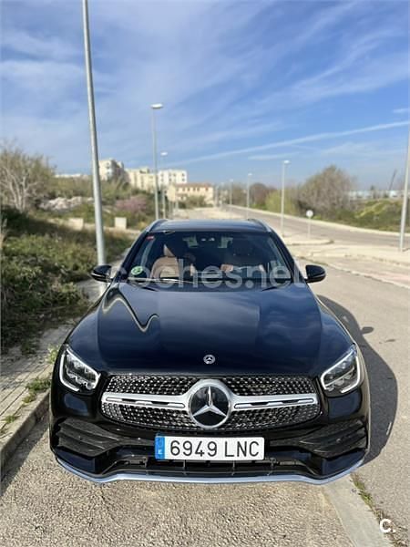Usado Mercedes GLC220 170 CV (125 kW) 2020 Negro SUV