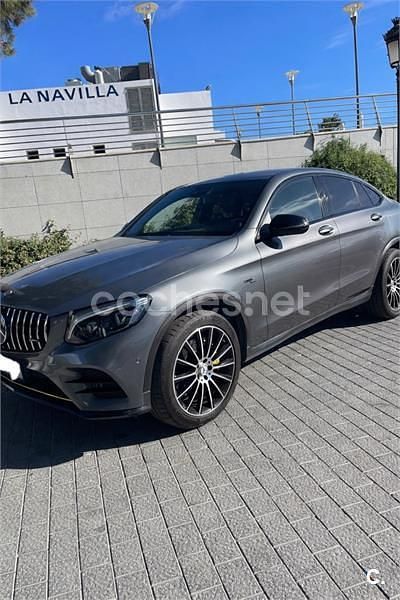 Usado Mercedes GLC220 194 CV (142 kW) 2018 Gris / plata Coupe