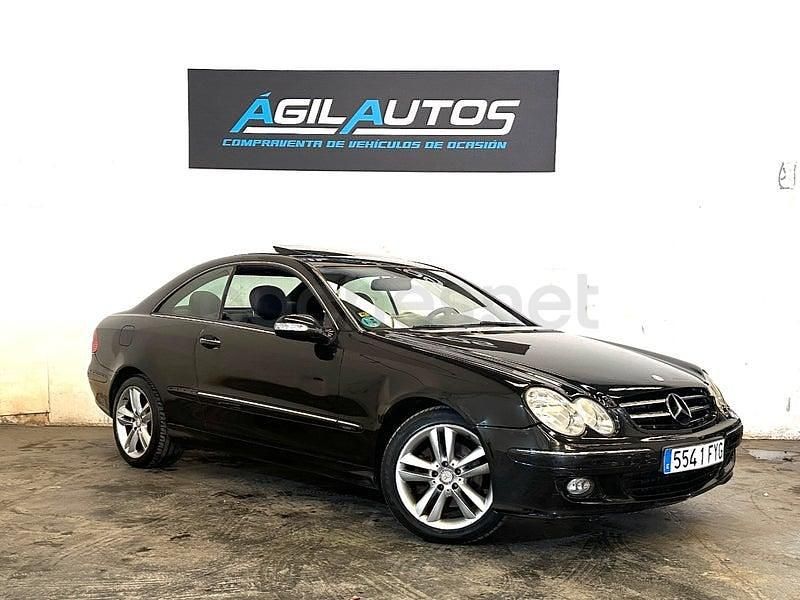 Usado Mercedes CLK200 Avantgarde 184 CV (135 kW) 2007 Negro Coupe