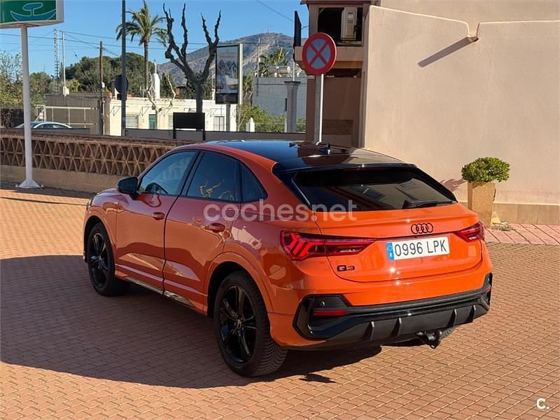 Usado Audi Q3 Sportback S-Line 150 CV (110 kW) 2021 Naranja SUV