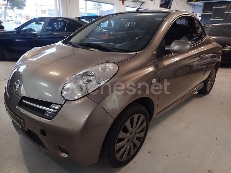 Beige Usado 2009 Nissan Micra C+C Tekna Descapotable | 5500 € - Imagen 1/4