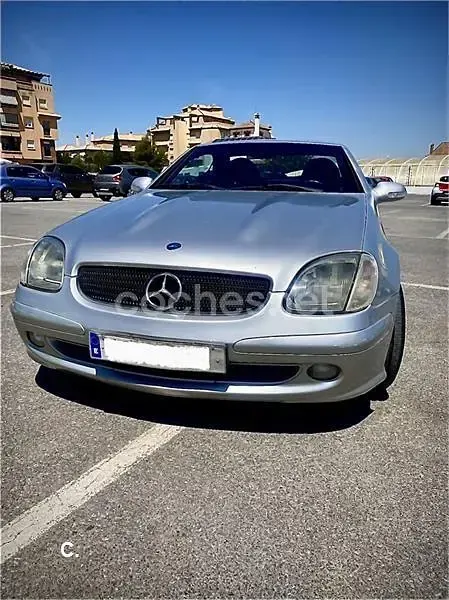 Usado Mercedes SLK200 163 CV (119 kW) 2000 Gris / plata Descapotable
