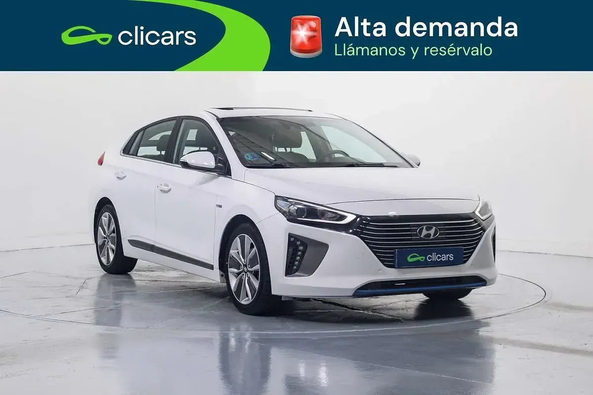 Usado Hyundai Ioniq 105 CV (77 kW) 2016 Blanco Utilitario