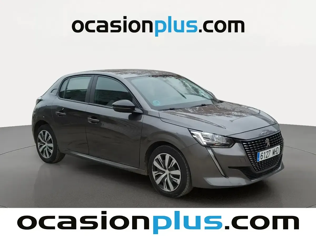 Usado Peugeot 208 Active 100 CV (73 kW) 2023 Gris Utilitario