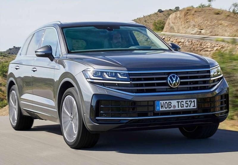 Usado VW Touareg R-line 286 CV (210 kW) 2018 Azul SUV
