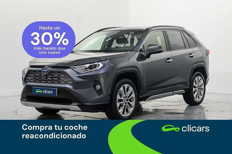 Gris Usado 2021 Toyota RAV4 Hybrid Luxury SUV | 31.390 € (Precio justo) - Imagen 1/4