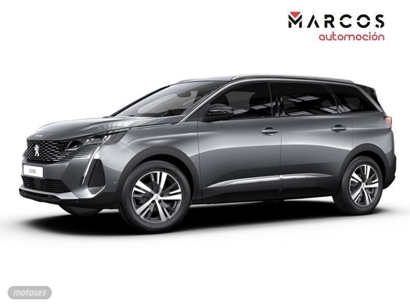 Gris claro Usado 2023 Peugeot 5008 Allure Monovolumen | 35.500 € - Imagen 1/4