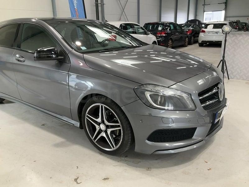 Usado Mercedes A200 AMG line 136 CV (100 kW) 2014 Gris / plata Berlina