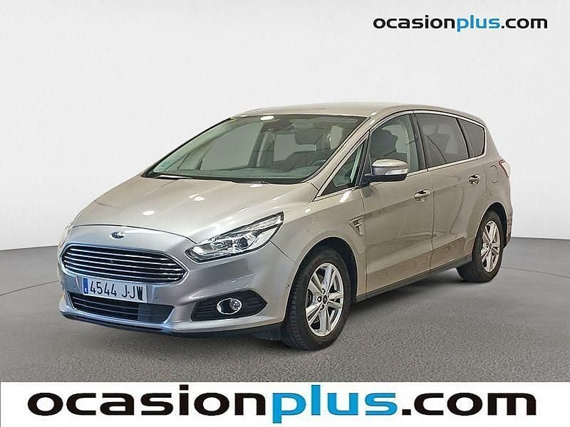 Gris Usado 2015 Ford S-MAX Titanium Monovolumen | 15.500 € (Precio justo) - Imagen 1/4