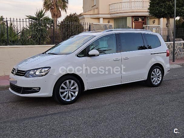 Usado VW Sharan Sport 177 CV (130 kW) 2014 Blanco Monovolumen