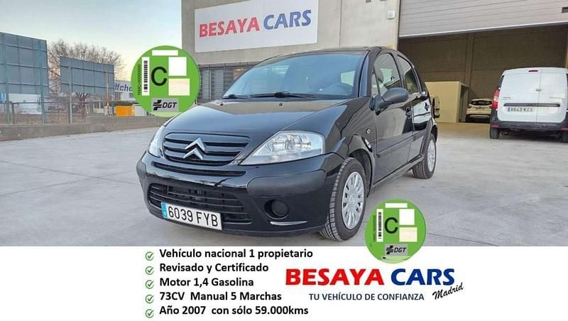 Usado Citroën C3 75 CV (55 kW) 2007 Negro Utilitario