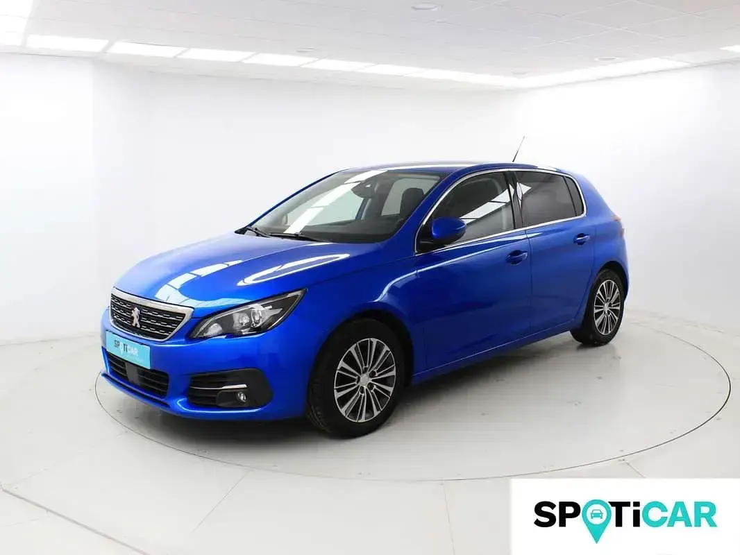 Usado Peugeot 308 Allure 110 CV (80 kW) 2021 Azul Utilitario