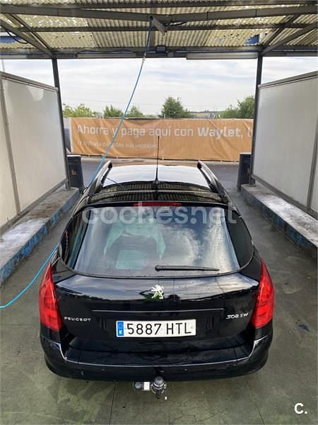 Negro Usado 2013 Peugeot 308 Family Familiar | 6200 € (Super precio) - Imagen 1/4