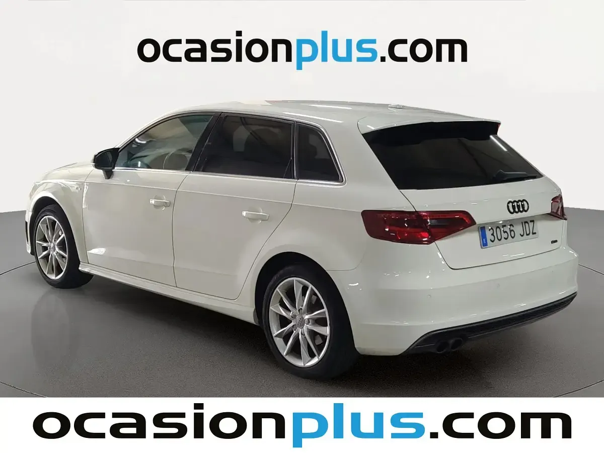 Usado Audi A3 Sportback S-Line 125 CV (91 kW) 2015 Blanco Utilitario