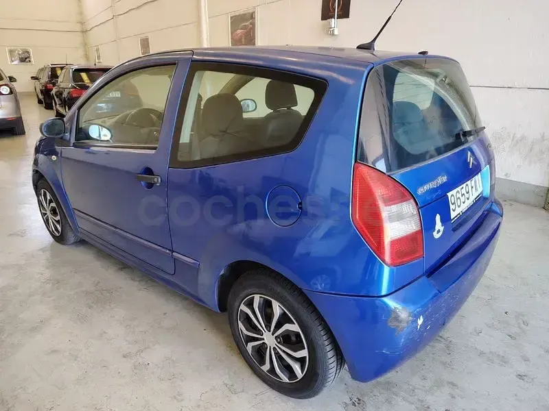Usado Citroën C2 75 CV (55 kW) 2007 Azul Utilitario