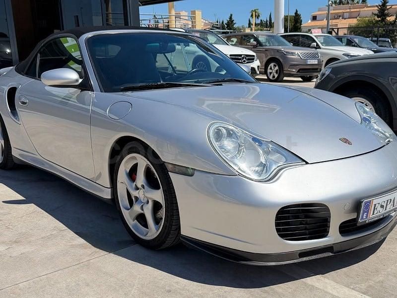 Usado Porsche 911 Turbo Cabriolet 420 CV (308 kW) 2003 Gris / plata Descapotable