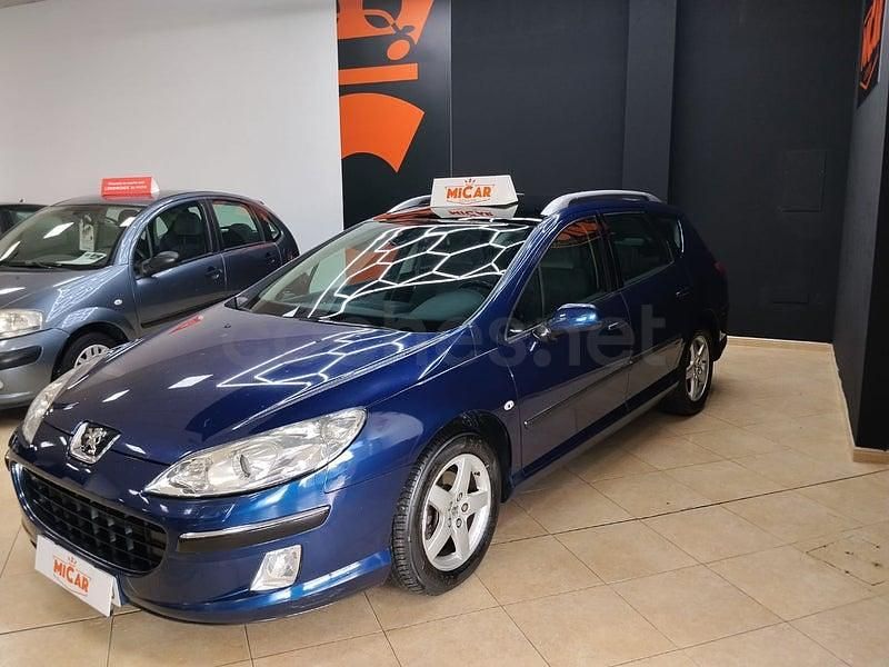 Usado Peugeot 407 136 CV (100 kW) 2006 Azul Familiar
