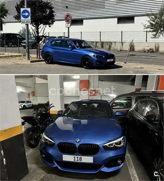 Usado BMW 118 Comfort Edition 136 CV (100 kW) 2017 Azul Utilitario