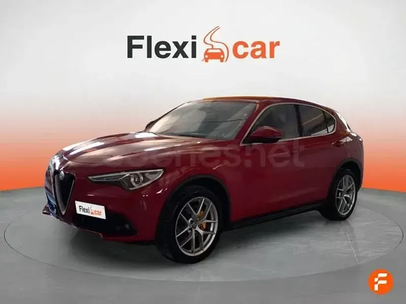 Usado Alfa Romeo Stelvio Executive 210 CV (154 kW) 2019 Granate SUV