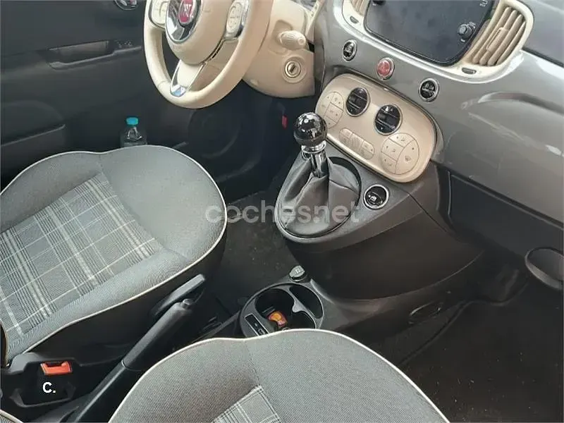 Usado Fiat 500 Lounge 69 CV (50 kW) 2019 Gris / plata Berlina