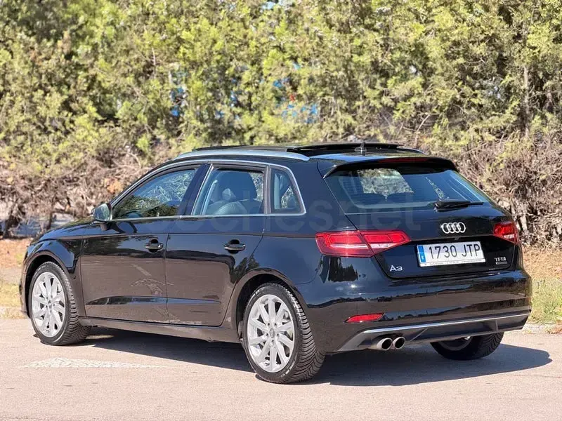 Usado Audi A3 190 CV (139 kW) 2016 Negro Berlina