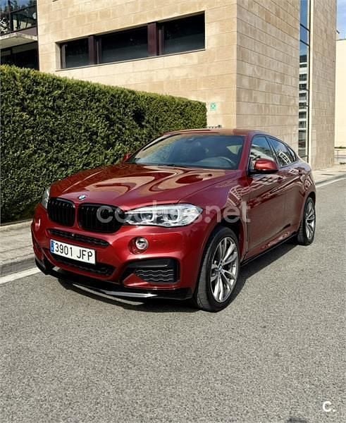 Usado BMW X6 Performance 306 CV (225 kW) 2015 Granate SUV