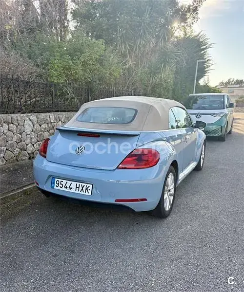 Usado VW Beetle 105 CV (77 kW) 2014 Azul Utilitario