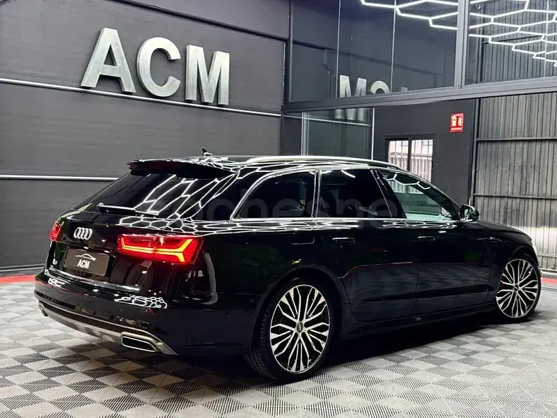 Usado Audi A6 S-Line 190 CV (139 kW) 2015 Negro Familiar