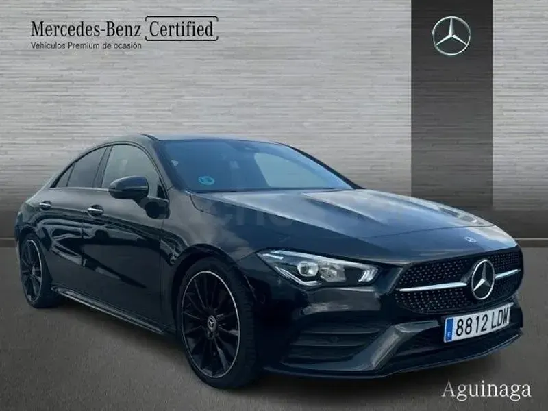 Usado Mercedes CLA200 163 CV (119 kW) 2020 Negro Coupe