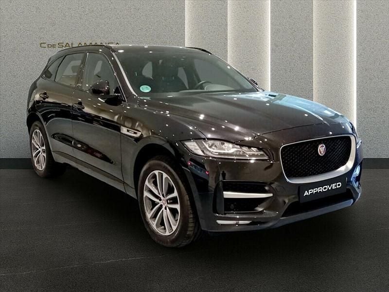 Negro Usado 2021 Jaguar F-Pace R-Sport SUV | 37.900 € - Imagen 1/4