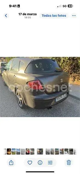Usado Seat Toledo Sport 140 CV (102 kW) 2005 Negro Utilitario
