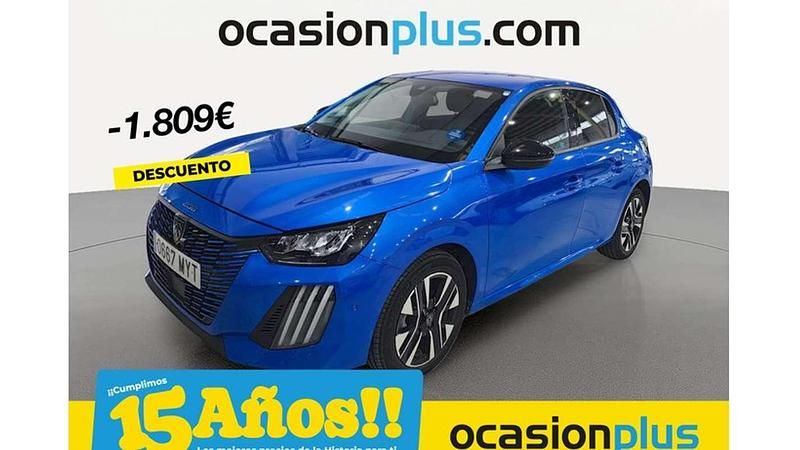 Azul Usado 2025 Peugeot 208 Allure Utilitario | 18.091 € (Buen precio) - Imagen 1/4