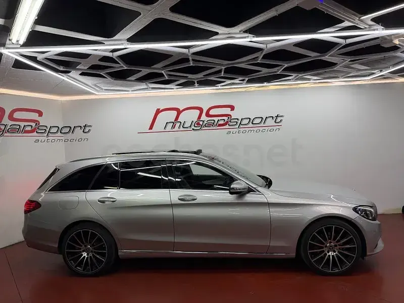 Usado Mercedes C200 136 CV (100 kW) 2016 Gris / plata Berlina