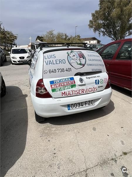 Usado Renault Clio II Authentique 85 CV (62 kW) 2007 Blanco Berlina