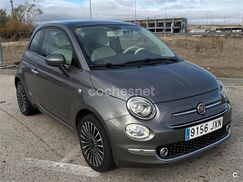 Usado Fiat 500 Lounge 69 CV (50 kW) 2017 Gris / plata Berlina