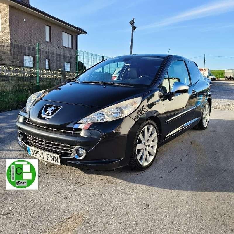 Usado Peugeot 207 Sport 120 CV (88 kW) 2007 Negro Utilitario