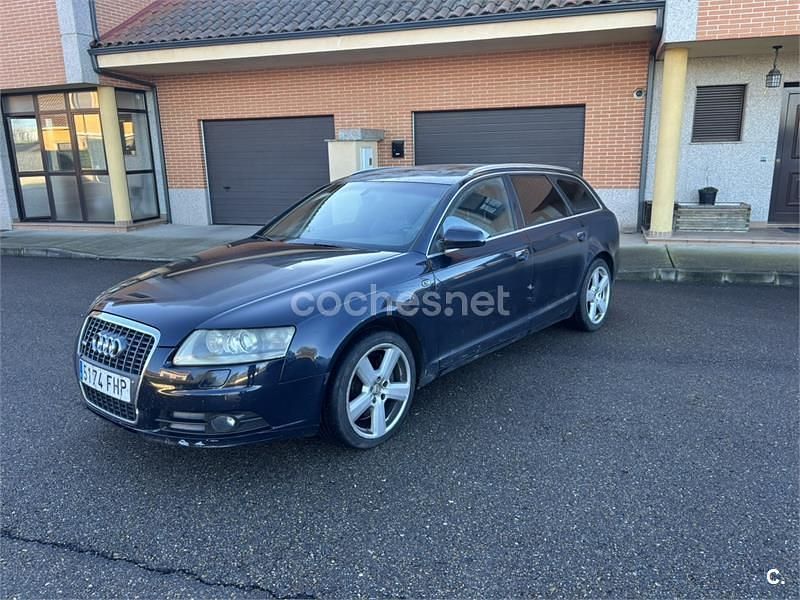 Usado Audi A6 S-Line 180 CV (132 kW) 2006 Azul Familiar