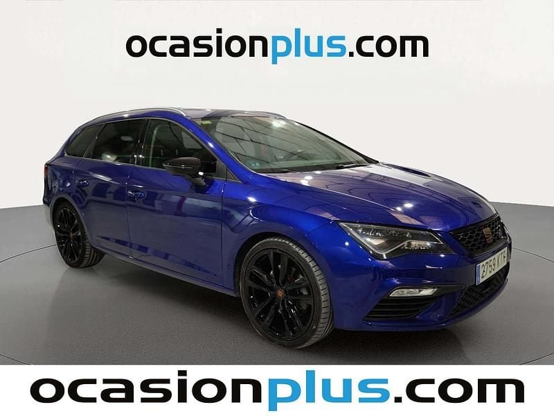 Usado Seat Leon FR 190 CV (139 kW) 2019 Azul Monovolumen