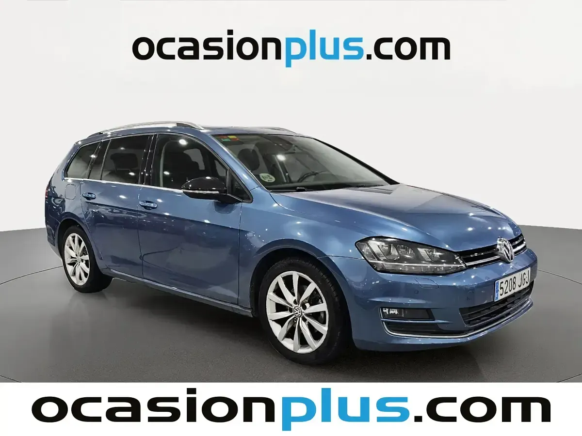 Usado VW Golf VII Sportline 150 CV (110 kW) 2015 Azul Familiar