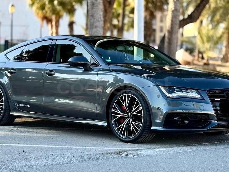 Usado Audi A7 Sportback S-Line 313 CV (230 kW) 2014 Gris / plata Utilitario