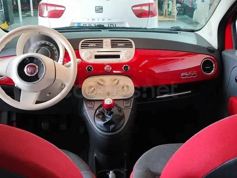 Usado Fiat 500 Lounge 69 CV (50 kW) 2014 Rojo Berlina