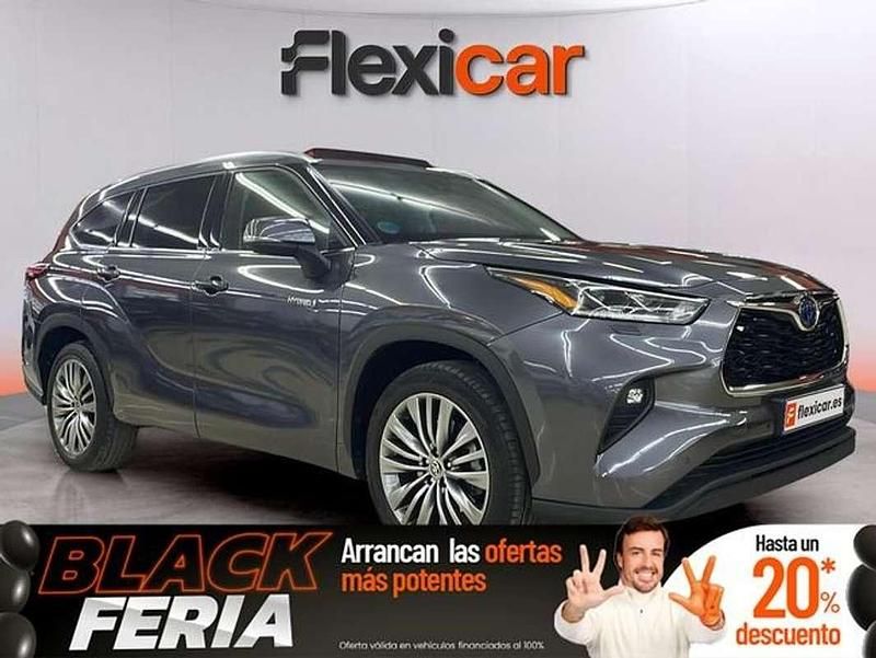 Gris Usado 2021 Toyota Highlander Advance SUV | 45.990 € (Super precio) - Imagen 1/4