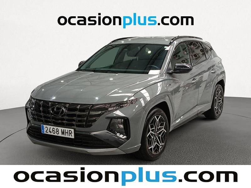 Gris Usado 2023 Hyundai Tucson N Line SUV | 22.446 € (Precio justo) - Imagen 1/4