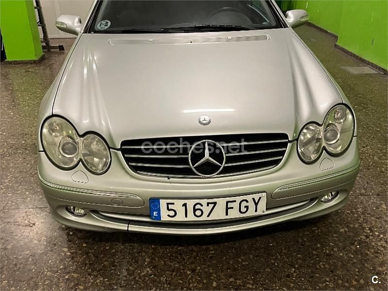 Usado Mercedes CLK200 Elegance 163 CV (119 kW) 2005 Gris / plata Coupe